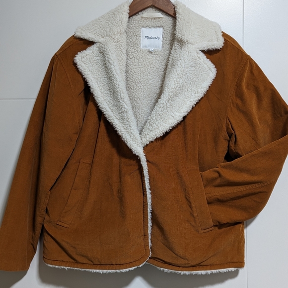 Madewell tan jacket in size Medium - Picture 3 of 7